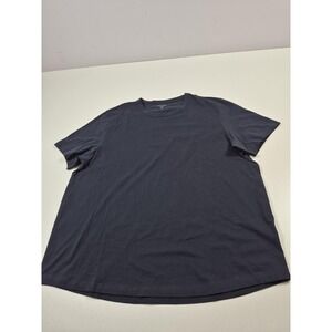 Mott & Bow Shirt Mens 2XL Navy Driggs Curved Hem Crewneck 100% Cotton Soft Tee